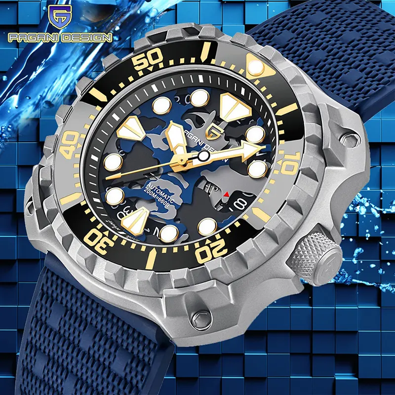 Pagani Design Promaster Military Malti Color Dial Automatic Men's Watch- PD-YN009